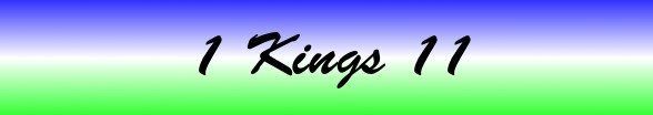 1 Kings Chapter 11