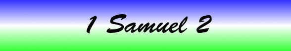 1 Samuel Chapter 2