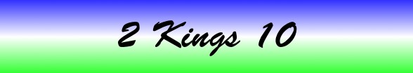 2 Kings Chapter 10