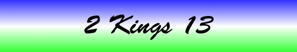 2 Kings Chapter 13