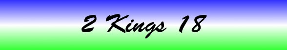 2 Kings Chapter 18