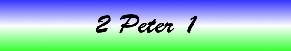 2 Peter Chapter 1