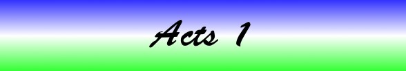 Acts Chapter 1