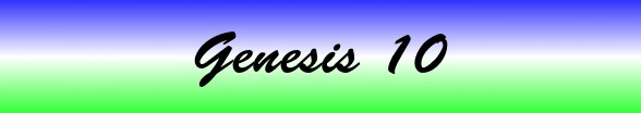 Genesis Chapter 10