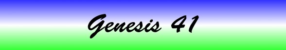 Genesis Chapter 41