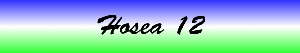 Hosea Chapter 12