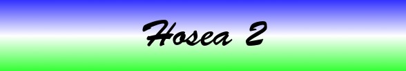 Hosea Chapter 2