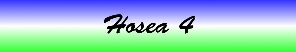 Hosea Chapter 4
