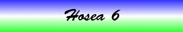 Hosea Chapter 6