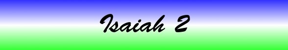 Isaiah Chapter 2