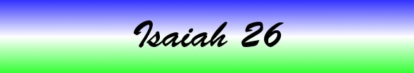 Isaiah Chapter 26