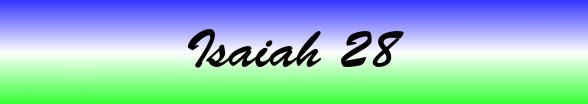 Isaiah Chapter 28
