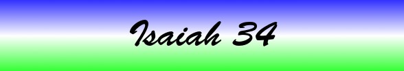 Isaiah Chapter 34