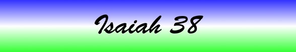 Isaiah Chapter 38