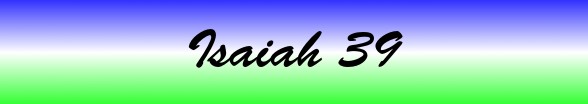 Isaiah Chapter 39