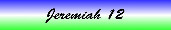 Jeremiah Chapter 12