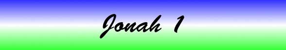 Jonah Chapter 1