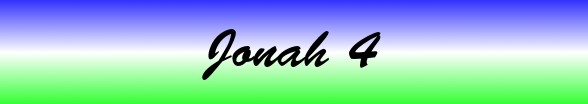 Jonah Chapter 4
