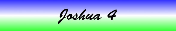 Joshua Chapter 4