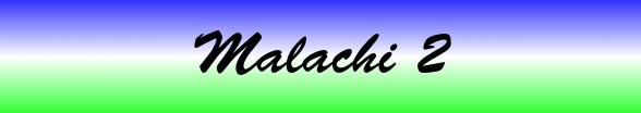 Malachi Chapter 2