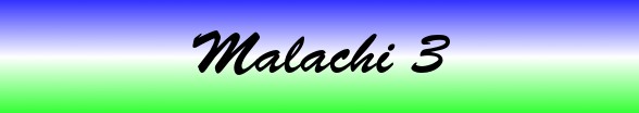 Malachi Chapter 3