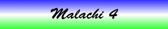 Malachi Chapter 4