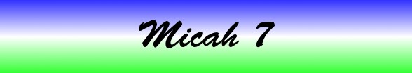 Micah Chapter 7