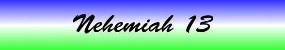 Nehemiah Chapter 13