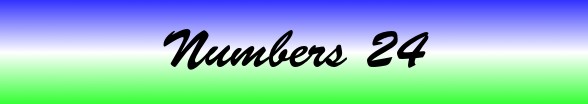 Numbers Chapter 24