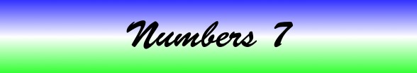 Numbers Chapter 7