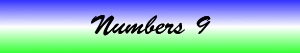 Numbers Chapter 9