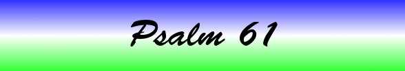 Psalms Chapter 61