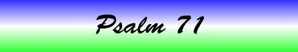 Psalms Chapter 71