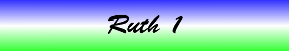 Ruth Chapter 1