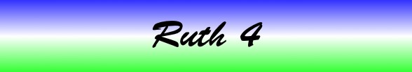 Ruth Chapter 4